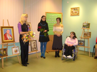 Teresa i Gizela Kruczyńskie - piękne kwiaty 