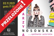 Spotkanie autorskie z Katarzyną Nosowską!