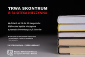 BIBLIOTEKA NIECZYNNA!!!