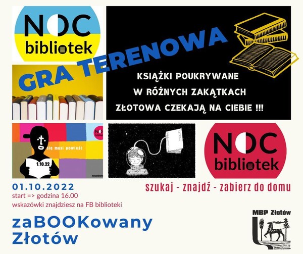 ZaBOOKowany Złotów - Noc Bibliotek