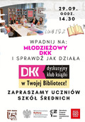 MDKK - rusza Młodzieżowy Dyskusyjny Klub Książki