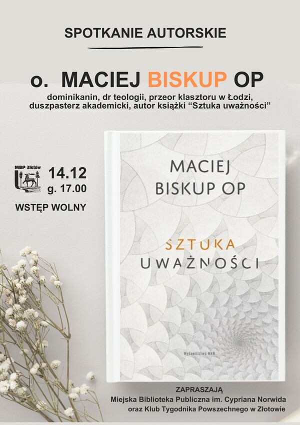 Spotkanie autorskie. O. Maciej Biskup OP