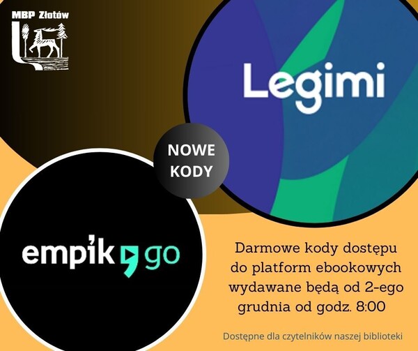 Kody do Legimi i Empik Go!