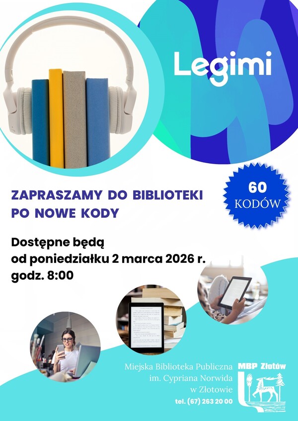 Kody do Legimi  na MARZEC !